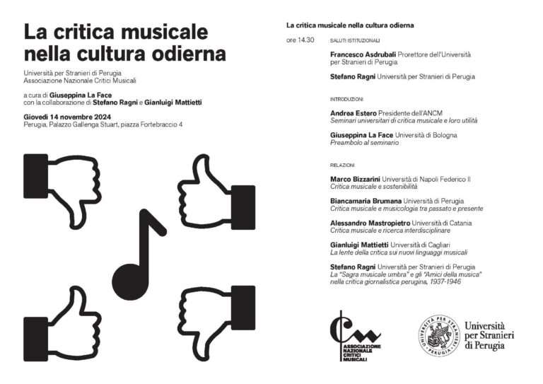 La critica musicale nella cultura odierna